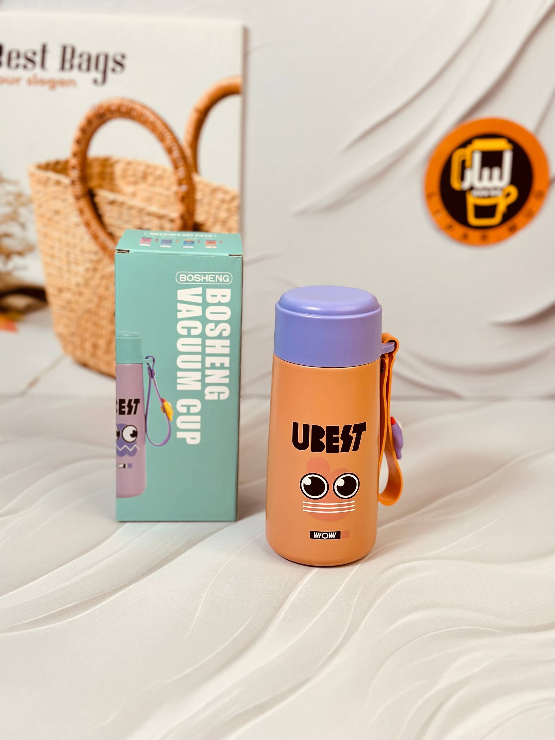 تراول ماگ طرح چشمک UBEST کد 6172 — تصویر ۵