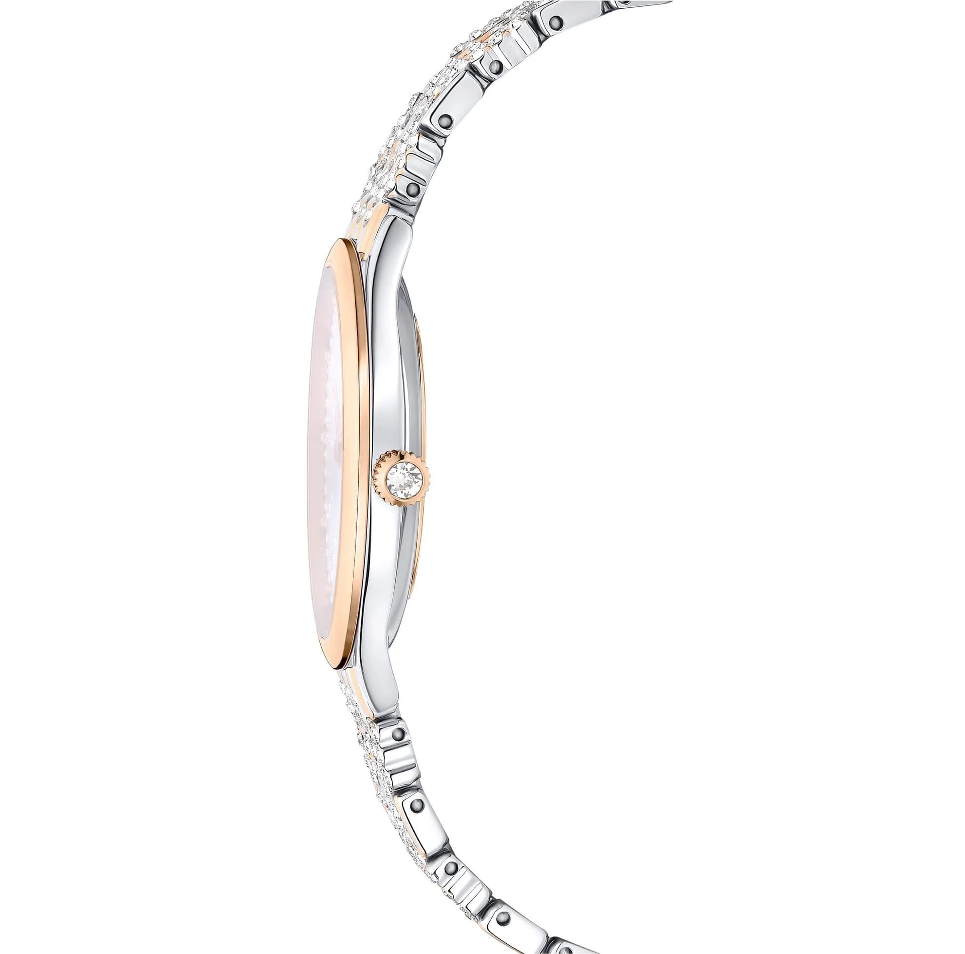 ساعت مچی رز گلد سوئیسی سواروسکی اورجینال Swarovski Attract watch 5649987 — تصویر ۶