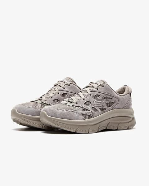 کفش زنانه اسکیچرز اورجینال – بژ Skechers Modern D’lux – Like Nobody 158582 TPE — تصویر ۴