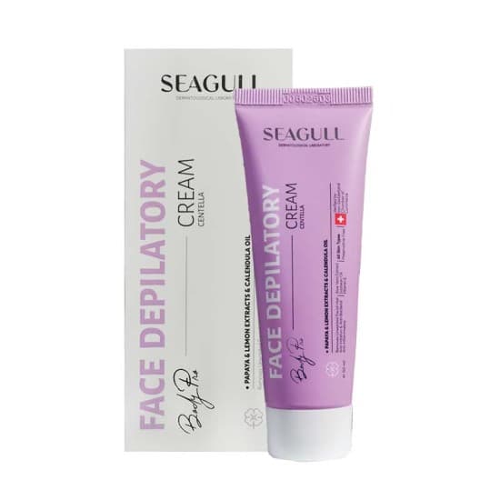 کرم موبر صورت سی گل مناسب انواع پوست ۵۰ میلی لیتر Seagull Face Depilatory Cream