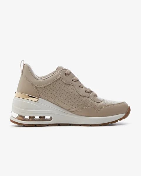 کفش زنانه اسکیچرز اورجینال – بژ Skechers Million Air-Hotter Air 155399 TPE — تصویر ۳