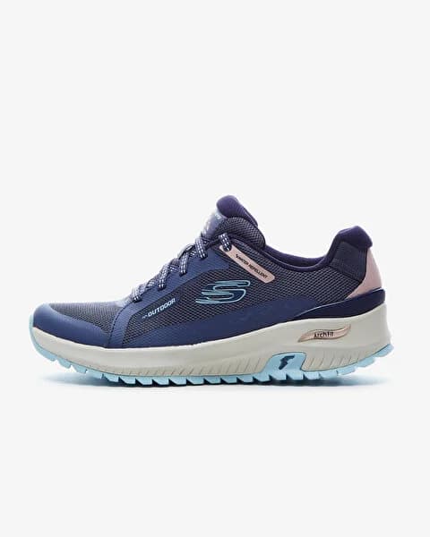 کفش زنانه اسکیچرز اورجینال – طوسی Skechers Arch Fit Discover 180081 SLT — تصویر ۲