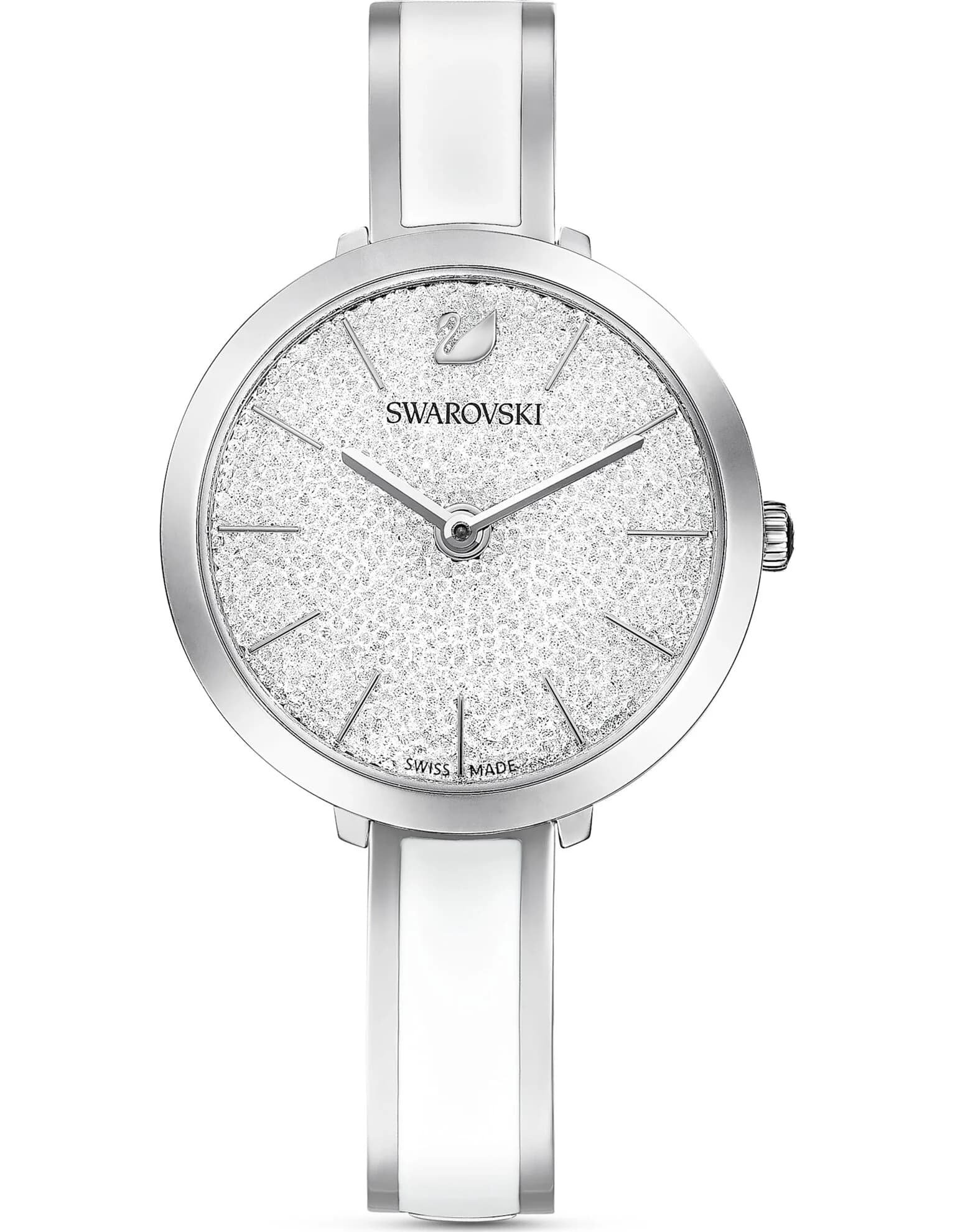 ساعت مچی سفید سوئیسی سواروسکی اورجینال Swarovski Crystalline Delight watch 5580537 — تصویر ۳