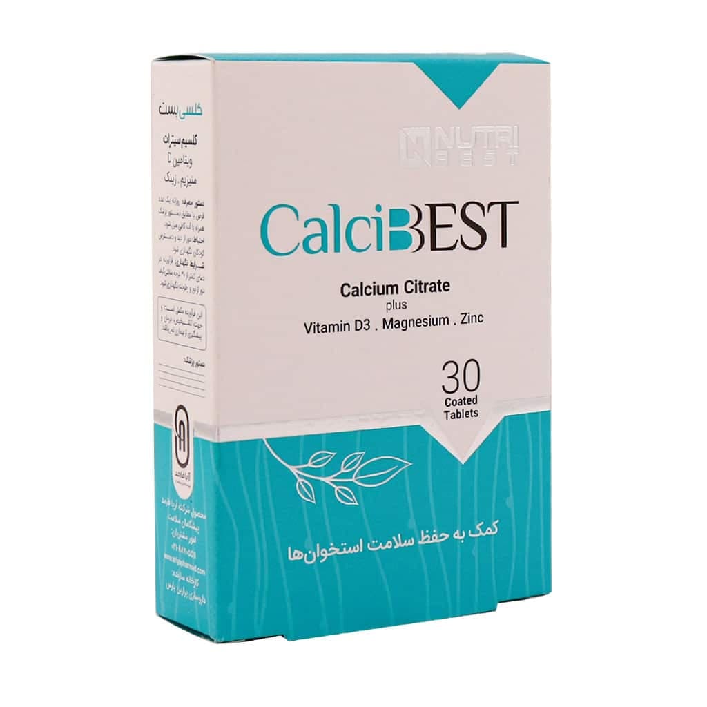 قرص کلسی بست نوتری بست 30 عدد Nutri Best Calcibest 30 Coated Tablets
