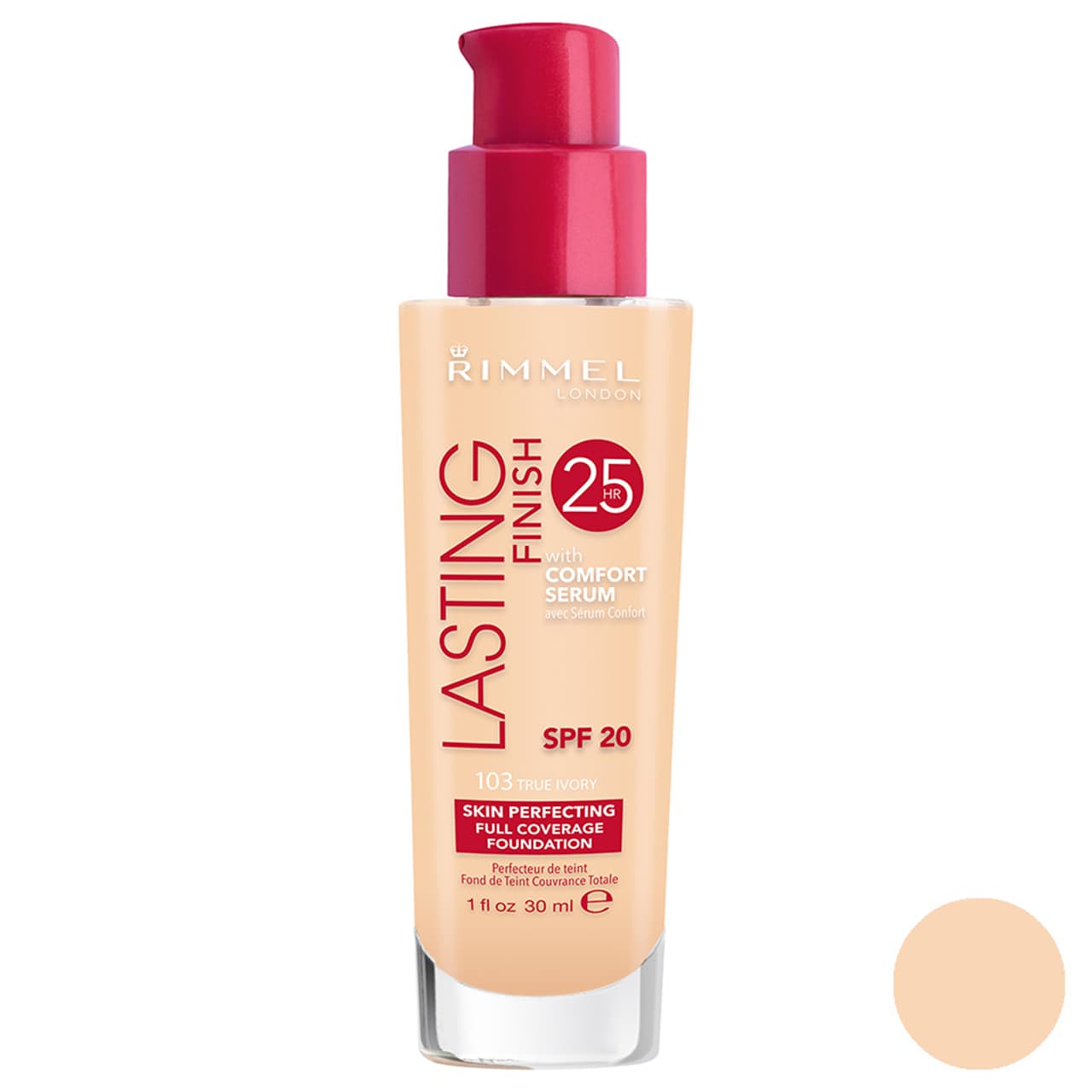 اوتلت کرم پودر ریمل لاندن سری Lasting Finish 25H شماره 103 — تصویر ۳