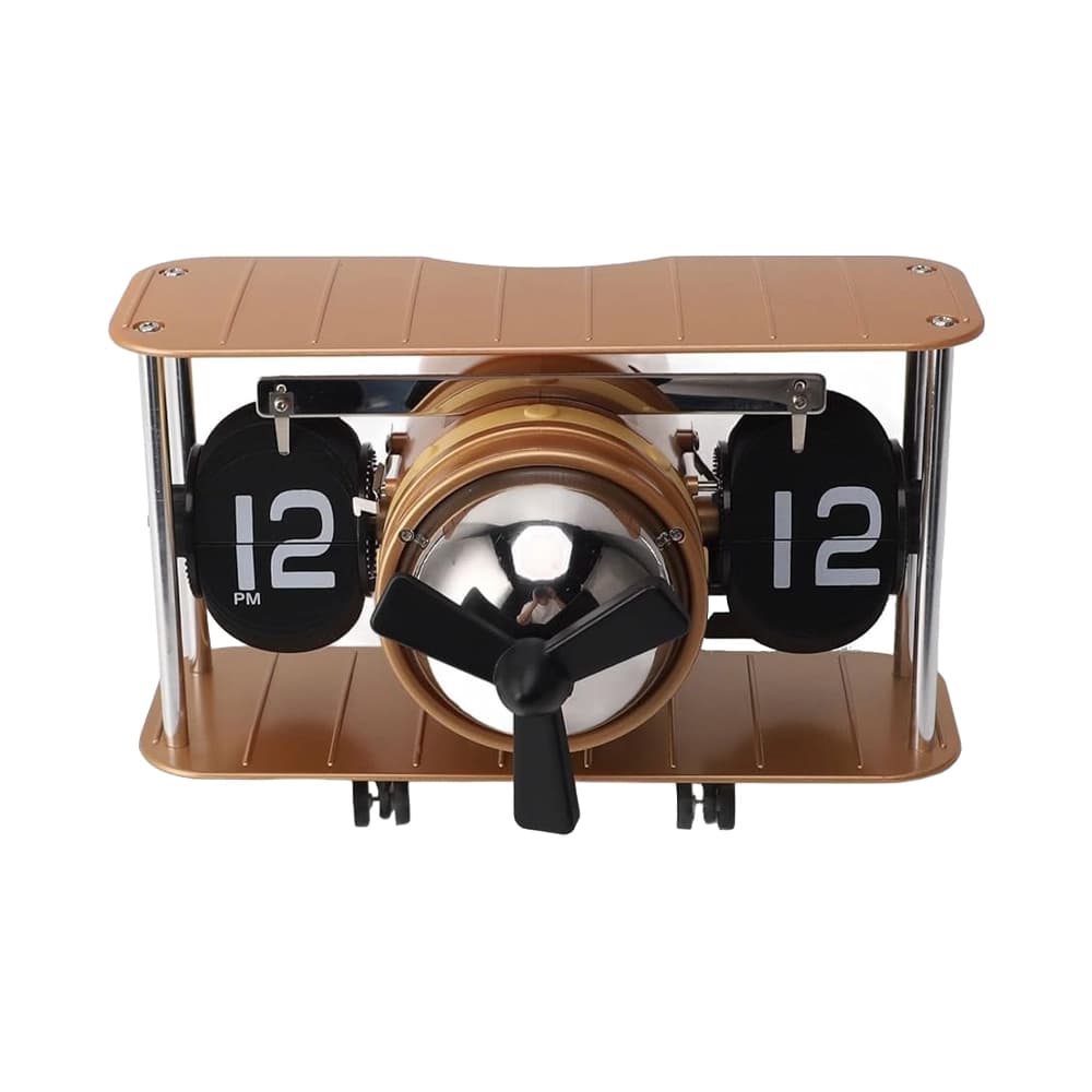 ساعت ورقه ای میدکلاک طرح هواپیما مدل MidClock Flip Clock Airplane F029 — تصویر ۴