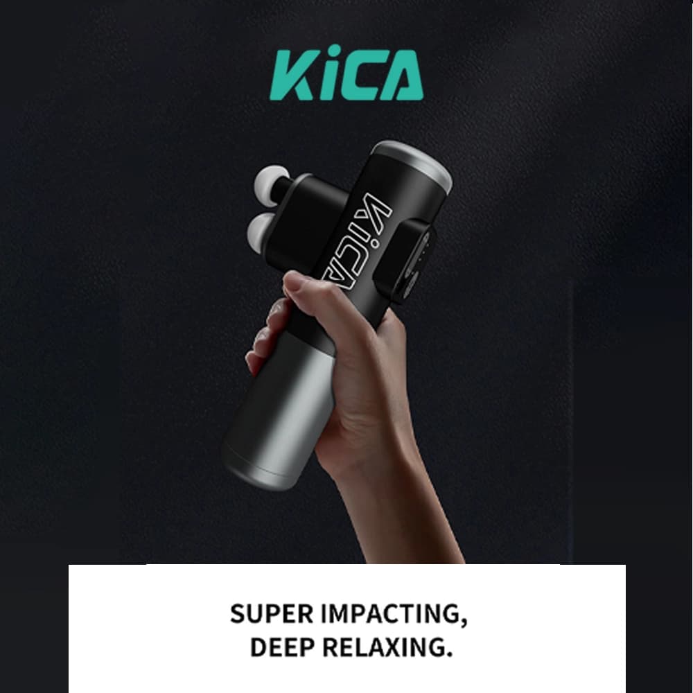 مینی ماساژور تفنگی دو سر کیکا مدل Massage Gun Kica 3 A3S — تصویر ۸