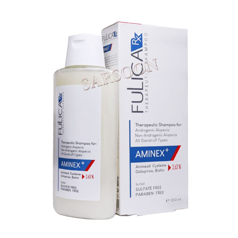 شامپو فاقد سولفات آمینکس فولیکا آر ایکس 200 میلی لیتر Fulica RX AMINEX Sulfate Free Therapeutic Shampoo