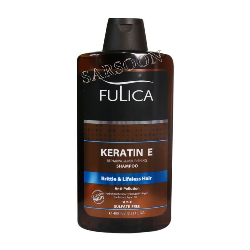شامپو تقویت کننده و ترمیم کننده کراتینه فولیکا 400 میلی لیتر Fulica Reparing And Nourishing Shampoo