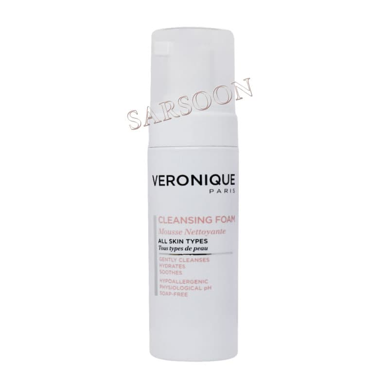 فوم شستشو صورت ورونیک مناسب انواع پوست 150 میلی لیتر Veronique Cleaning Foam For All Skin Types — تصویر ۲
