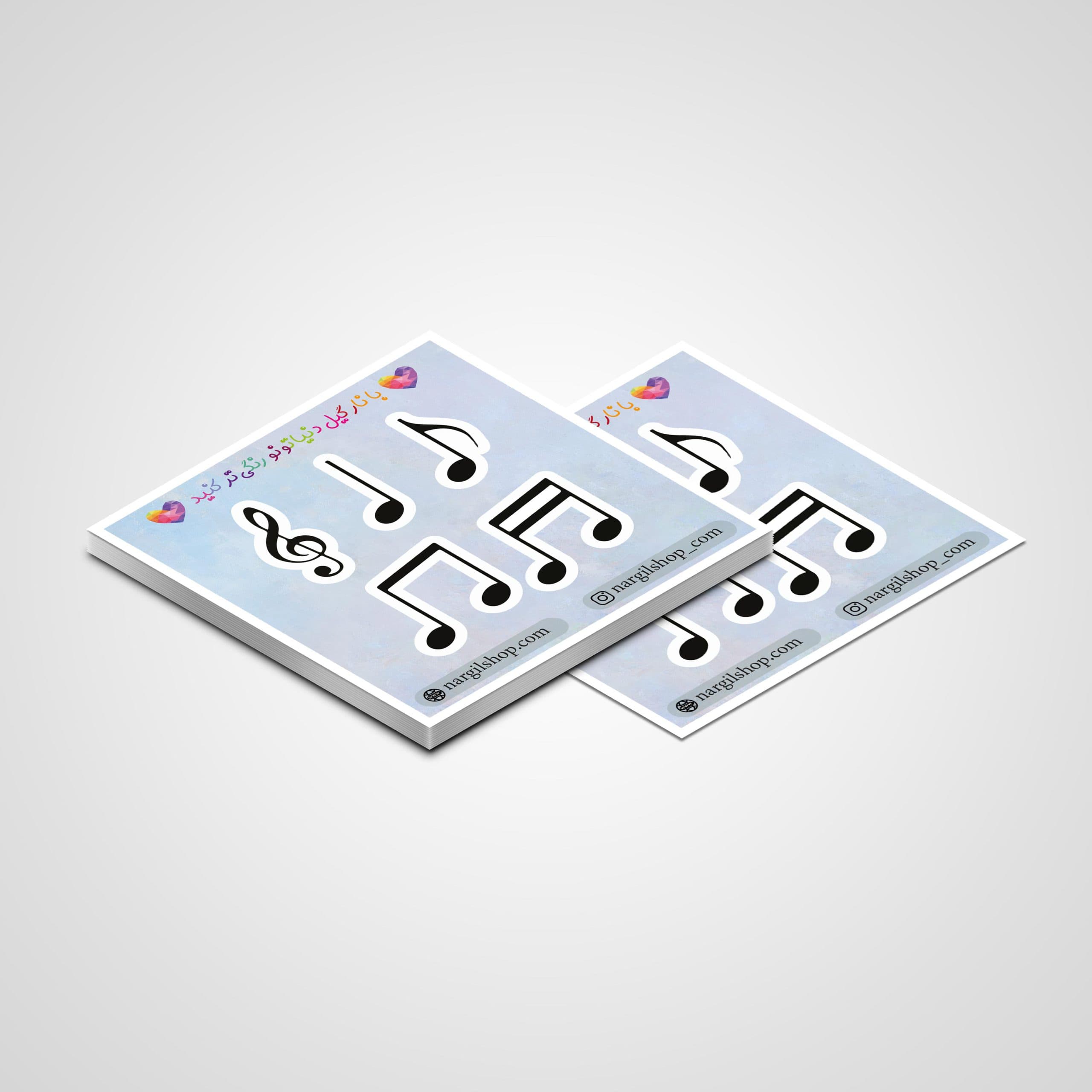 استیکر نت موسیقی 05 | music note sticker 05 — تصویر ۲