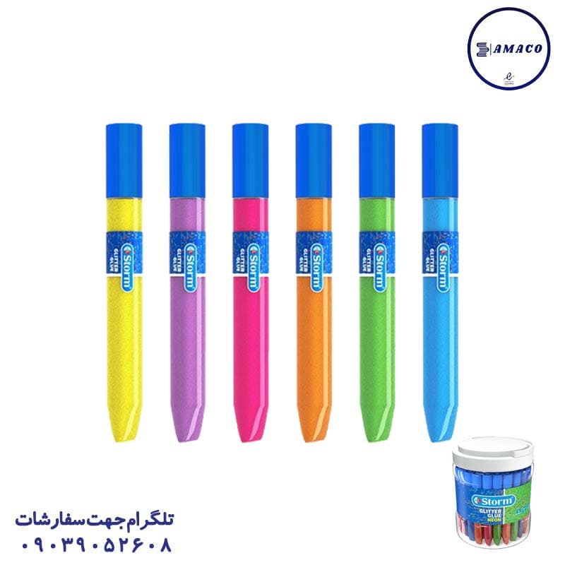 استورم – چسب اکلیلی فلورسنت و مات50عددی کد 613/612