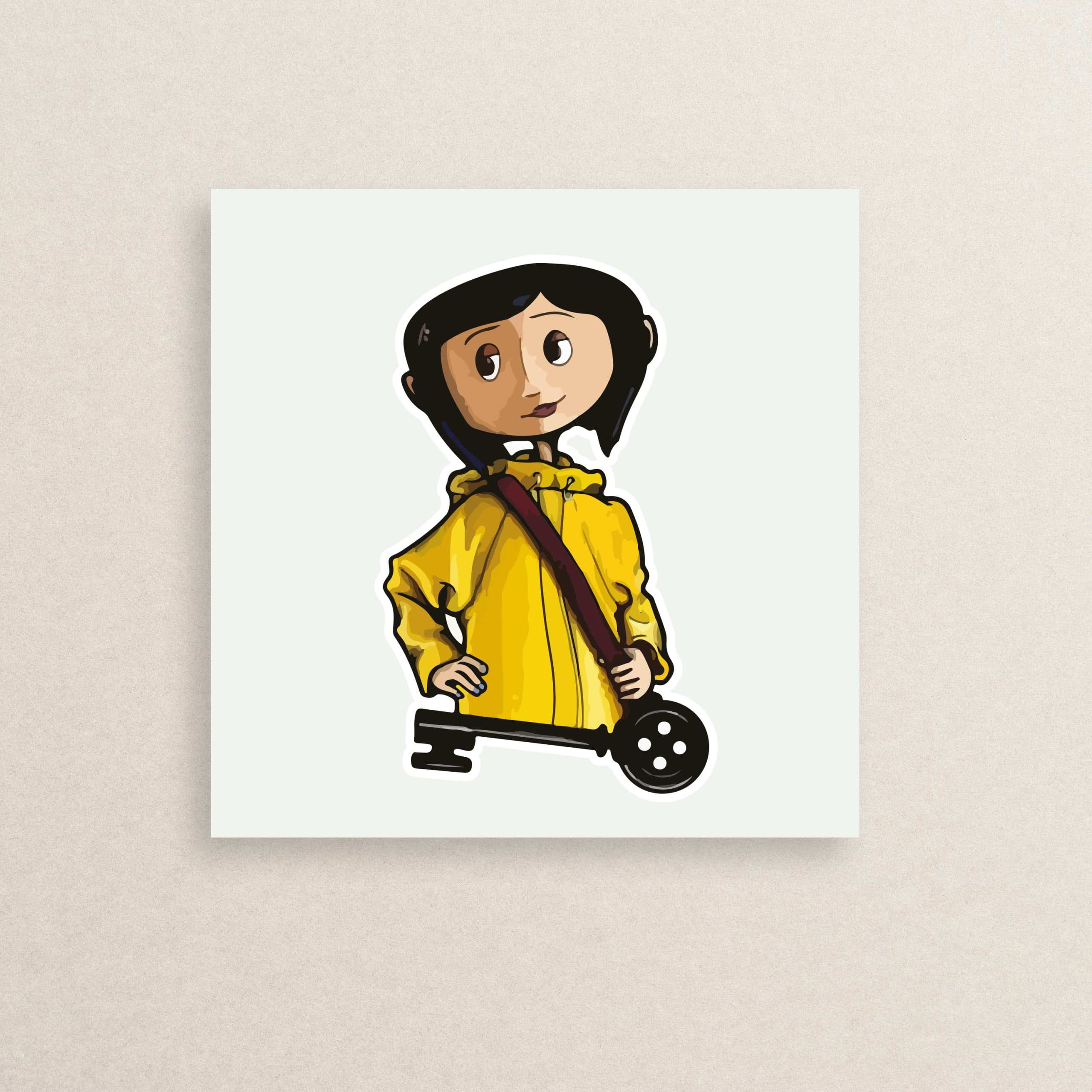 استیکر کورالین 03 | Coraline sticker 03