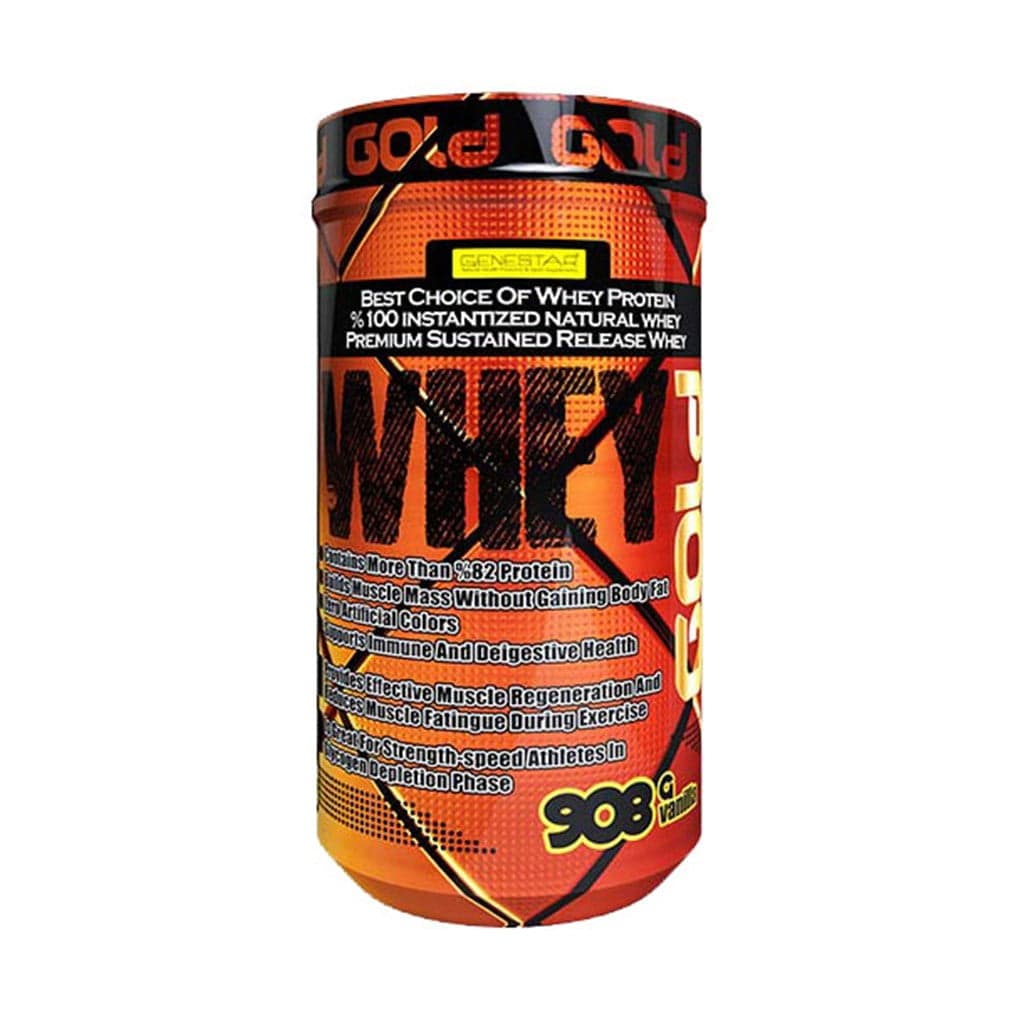 پروتئین وی گلد ژن استار با طعم وانیل 908 گرم Genestar Protein Whey Gold 908 g