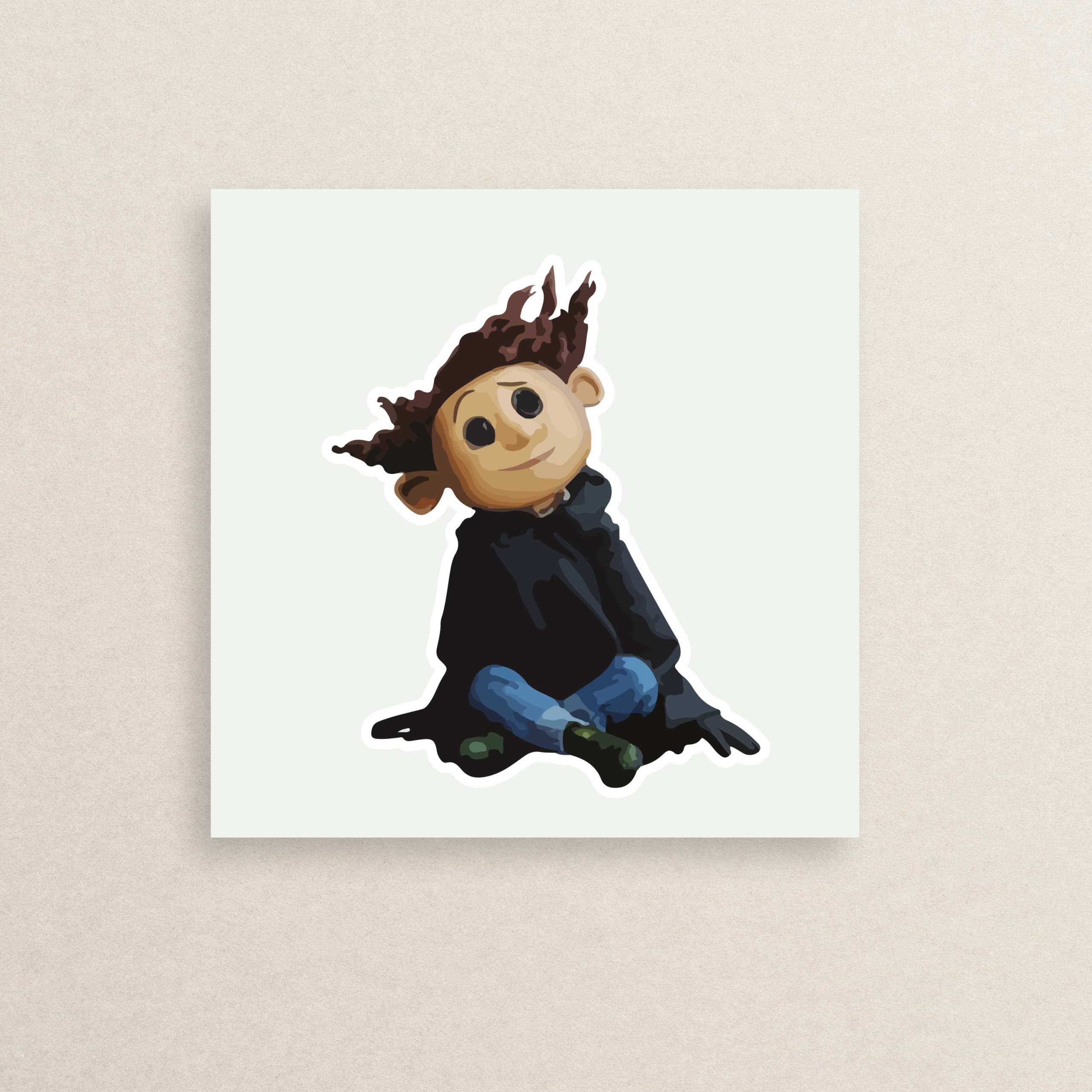 استیکر کورالین 02 | Coraline sticker 02