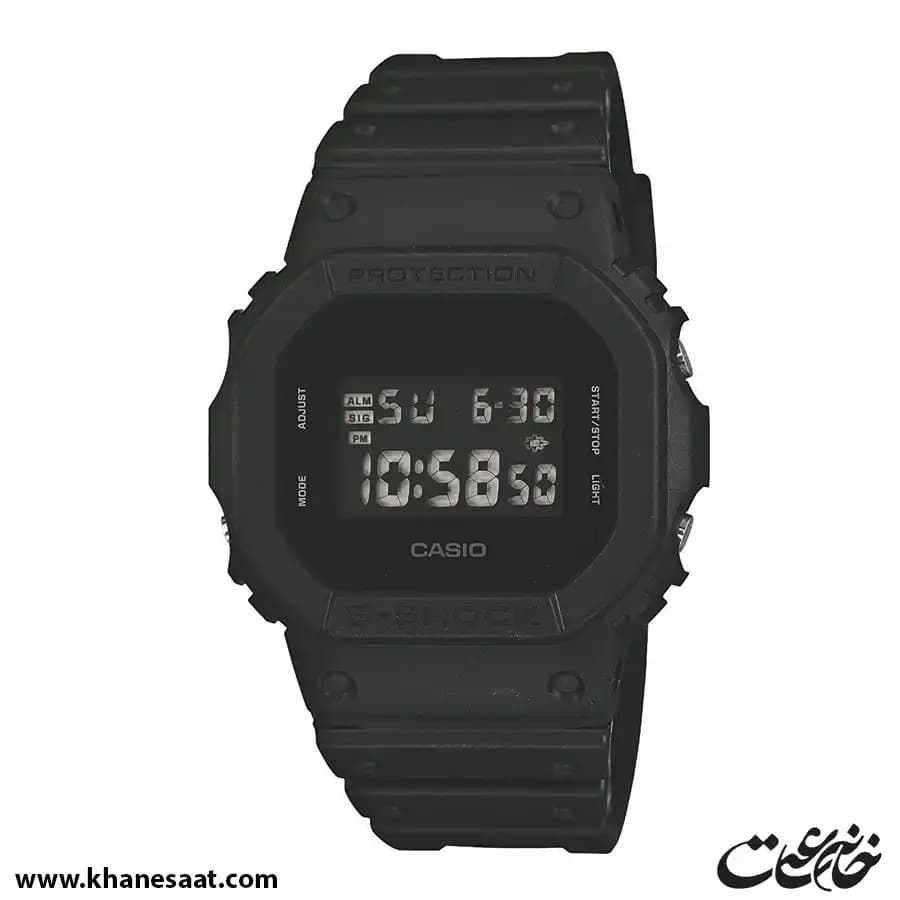 ساعت مچی مردانه کاسیو جی شاک اصل مدل DW-5600BB-1D — تصویر ۲