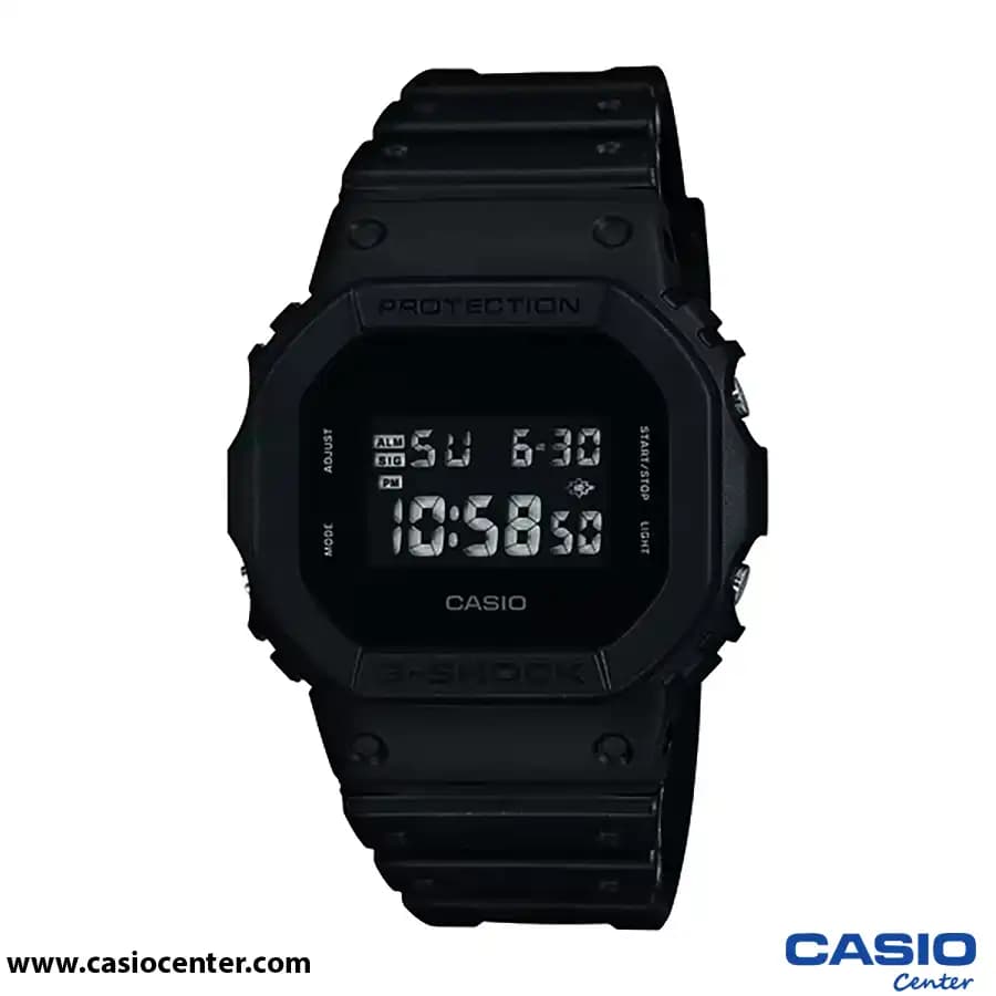 ساعت مچی مردانه کاسیو جی شاک اصل مدل DW-5600BB-1D