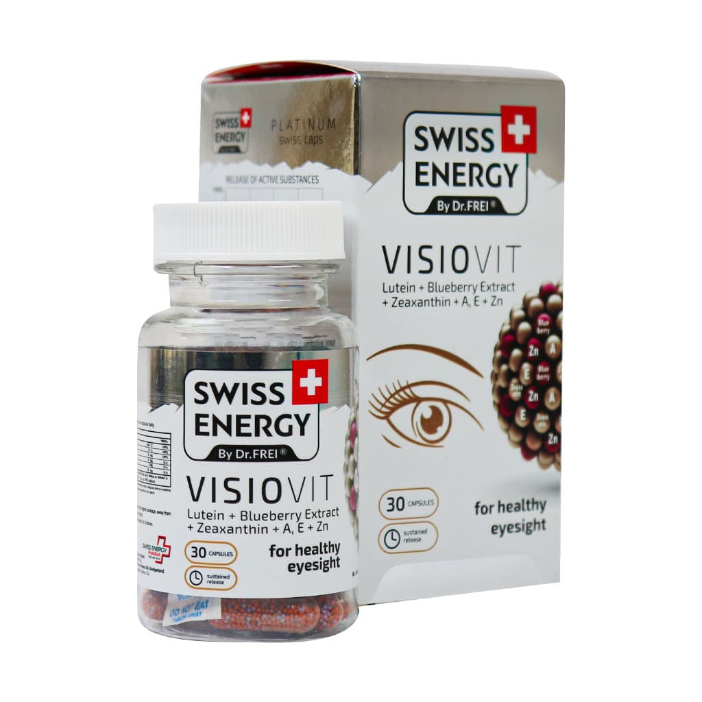 کپسول ویژیوویت سوییس انرژی 30 عدد Swiss Energy Visiovit 30 Capsules