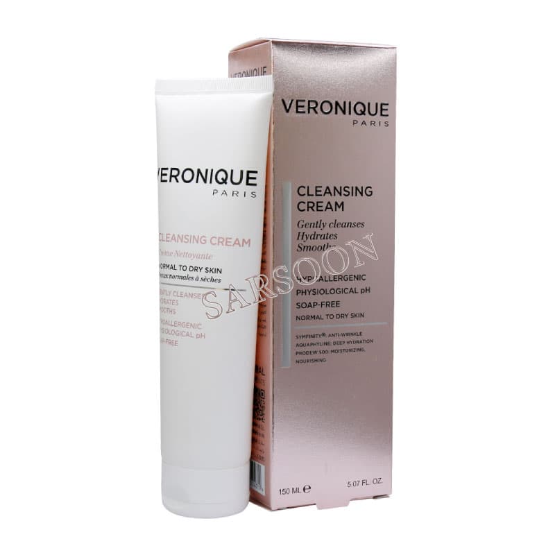 کرم پاک کننده پوست ورونیک مناسب پوست نرمال تا خشک 150 میلی لیتر Veronique Cleansing Cream For Normal To Dry Skin