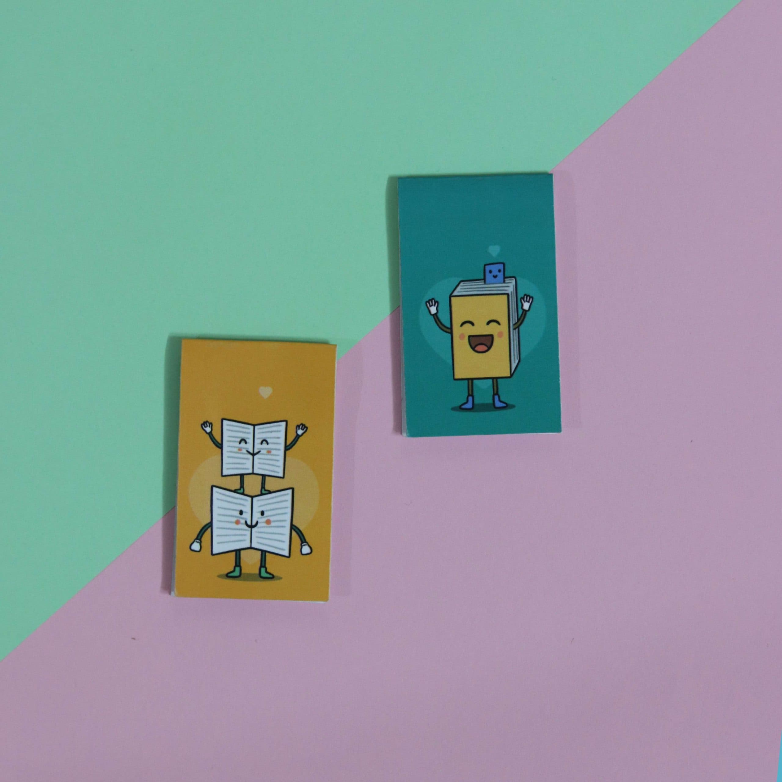 بوک مارک مگنتی | نشانگر کتاب مدل عاشق کتاب 05 | Fancy Book Lover Magnet Bookmark 05 — تصویر ۲