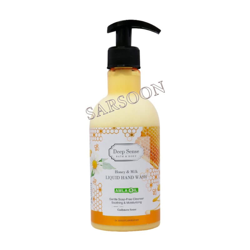 مایع دستشویی کرمی شیر و عسل دیپ سنس 400 میلی لیتر Seagull Deep Sense Honey & Milk Liquid Hand Wash