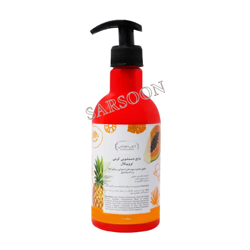 مایع دستشویی کرمی تروپیکال دیپ سنس سی گل 400 میلی لیتر Seagull Deep Sense Tropical Fruits Liquid Hand Wash