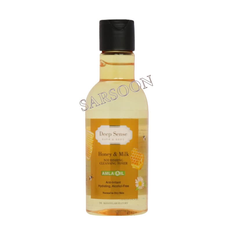 تونر پاک و مرطوب کننده شیر و عسل دیپ سنس سی گل مناسب پوست نرمال تا خشک 160 میلی لیتر Seagull Deep Sense Honey And Milk Nourishing Cleansing Toner