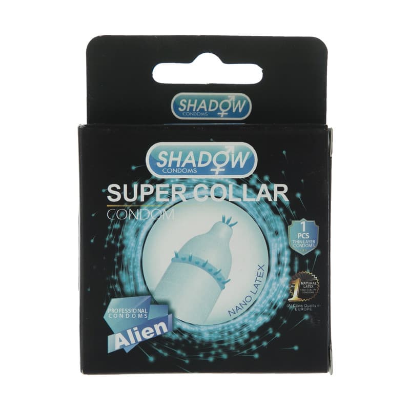 کاندوم اره ماهی شادو کلار بسته یک عددی Shadow Super Collar