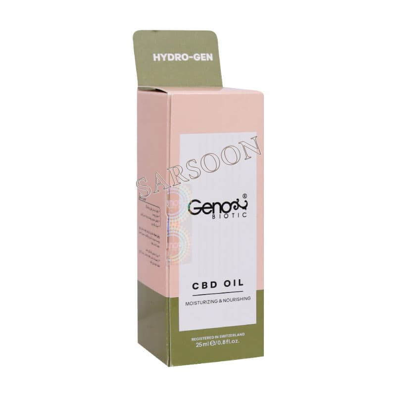 روغن رطوبت رسان صورت و گردن ژنوبایوتیک 25 میلی لیتر Geno Biotic Moisturizing Oil For Face And Neck Serum — تصویر ۲