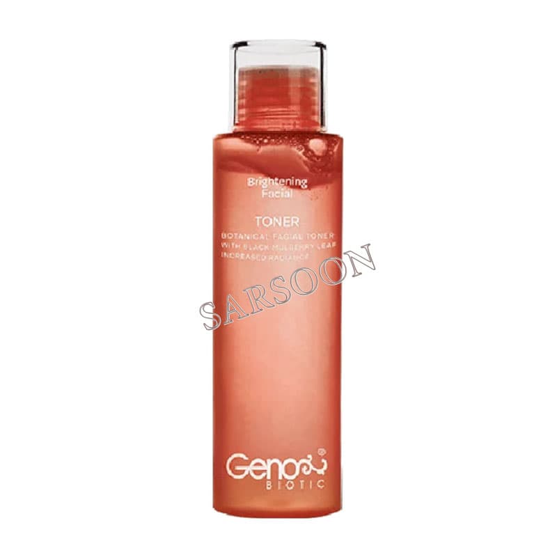 تونر روشن کننده صورت ژنوبایوتیک 150 میلی لیتر GenoBiotic Brightening Facial Toner