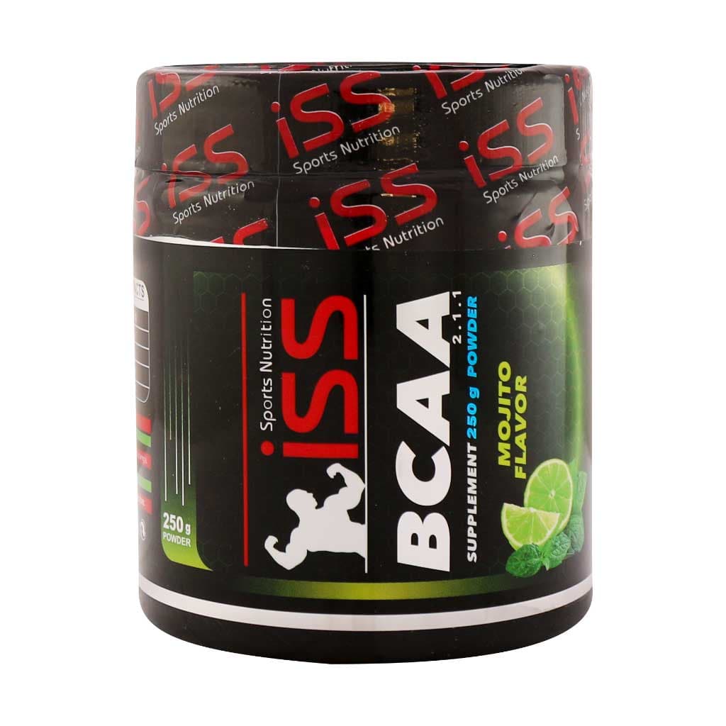 پودر بی سی ای ای آی اس اس 250 گرم با طعم موهیتو ISS BCAA Powder 250 g