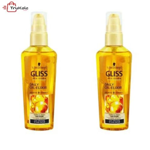 روغن آرگان ترمیم کننده مو خشک و آسیب دیده گلیس مدل Daily Oil Elixir — تصویر ۸