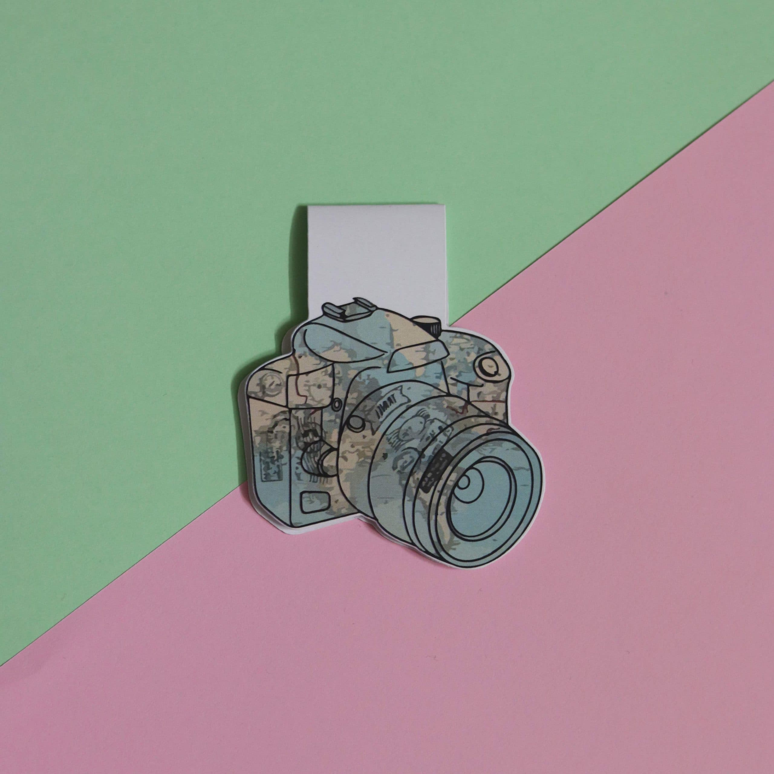 بوک مارک مگنتی | نشانگر کتاب مدل دوربین عکاسی 33| Camera Magnet Bookmark 33 — تصویر ۲
