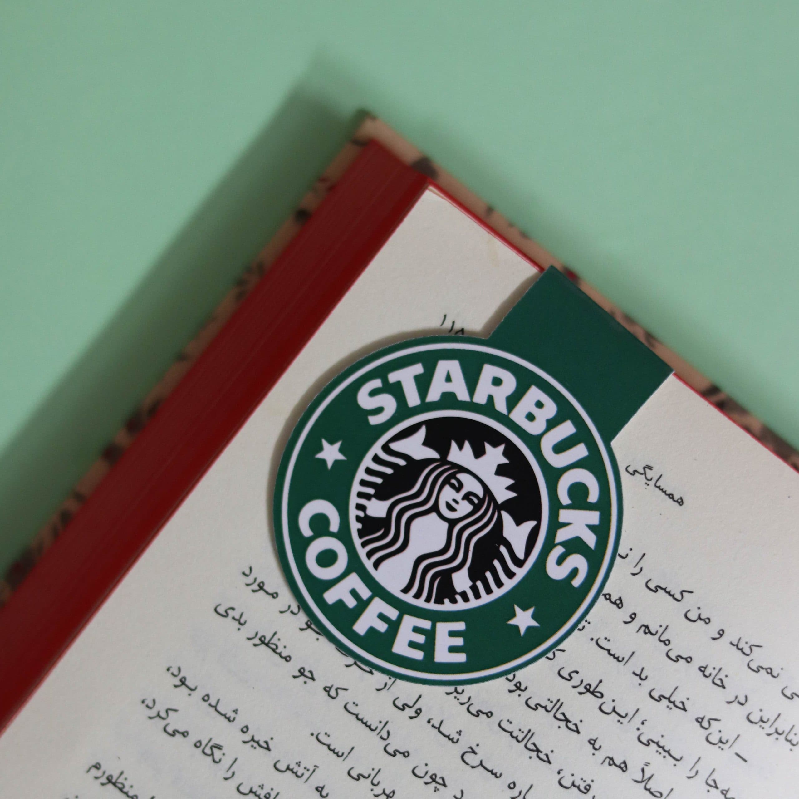 بوک مارک مگنتی | نشانگر کتاب مدل استارباکس 21| The Starbucks Magnet Bookmark 21