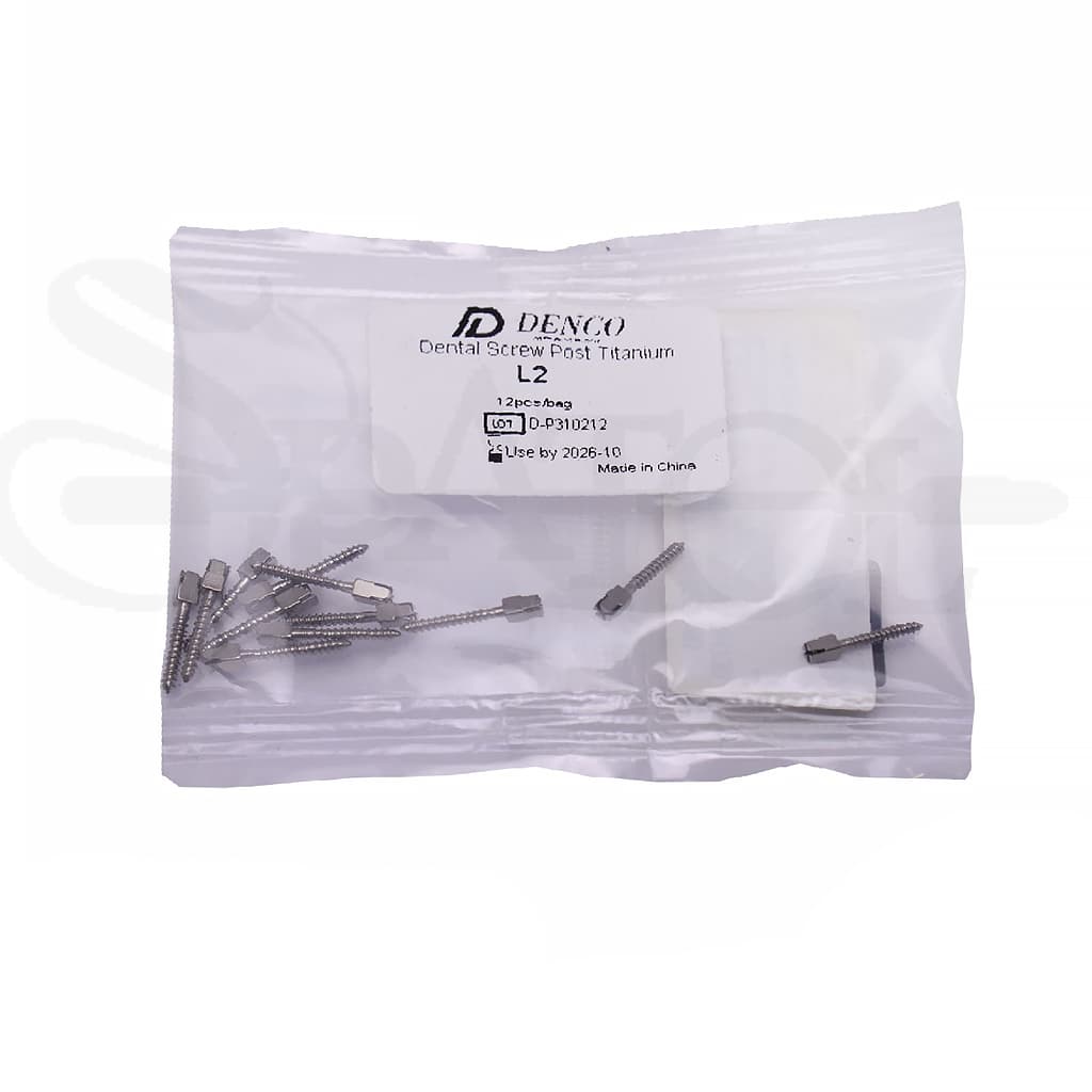 پین تیتانیوم تک سایز Screw Post Titanium دنکو DENCO