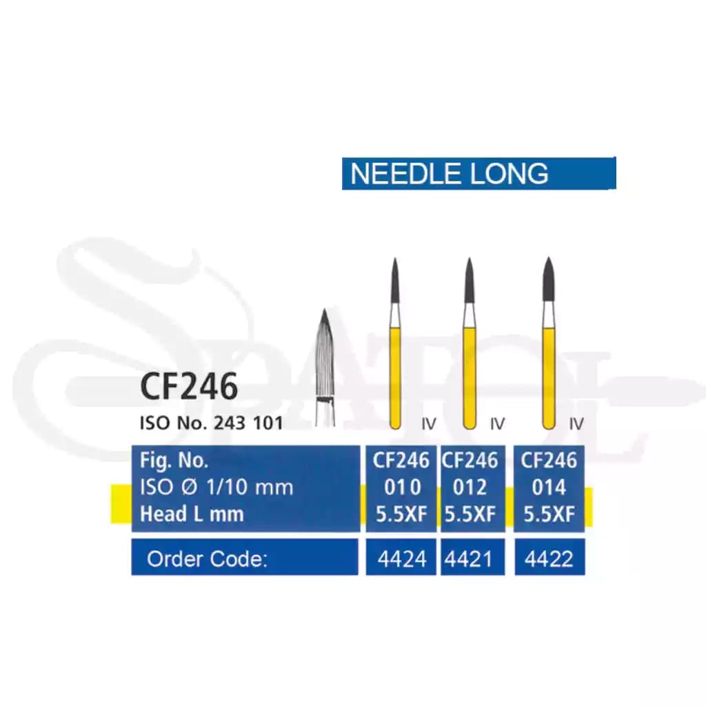 فرز کارباید پرداخت 30 پره NEEDLE LONG CF246 تیزکاوانTEESKAVAN — تصویر ۵