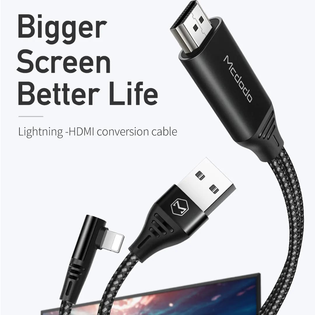 کابل تبدیل Lightning به HDMI مک دودو مدل Mcdodo CA-640 — تصویر ۳