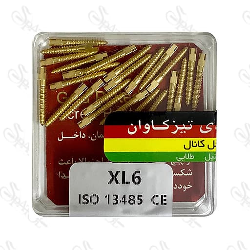 پین داخل کانال طلایی XL6 تیزکاوان TEESKAVAN