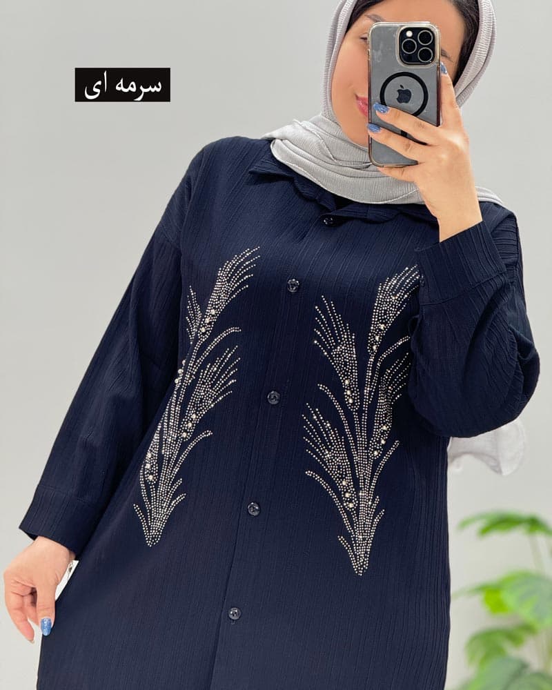 شومیز مانتویی آیوا مهرنوش کد ۹۲۵۲۶۴