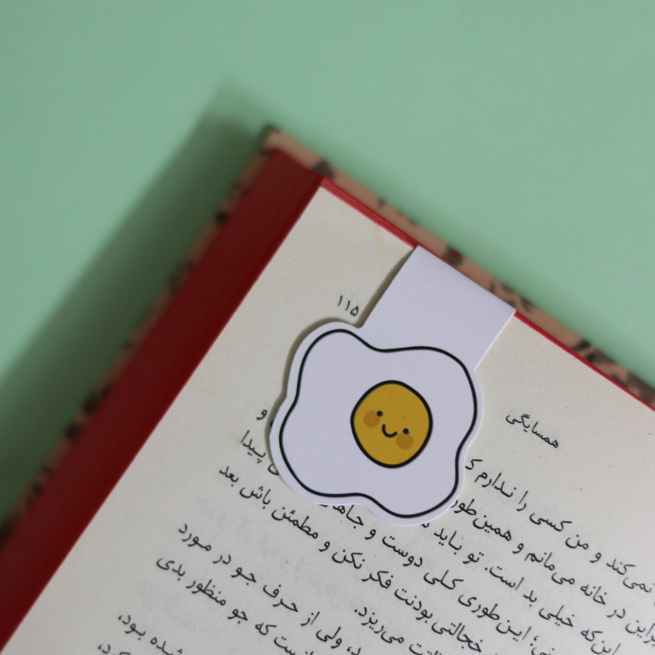 بوک مارک مگنتی | نشانگر کتاب مدل تخم مرغ گوگولی 14 | Cute eggs Magnet Bookmark 14