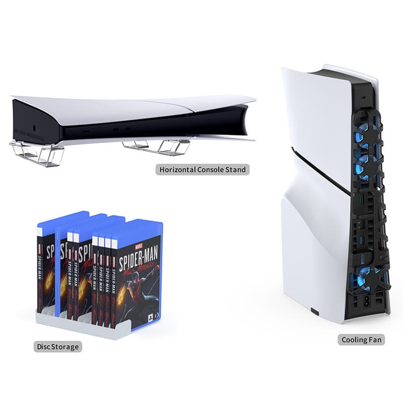 فن خنک کننده و پایه نگهدارنده کنسول PS5 Slim دابی TP5-35129 — تصویر ۴