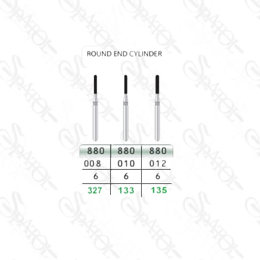 فرز الماسی توربین تراش 6 میل ROUND END CYLINDER 880 تیزکاوان TEESKAVAN