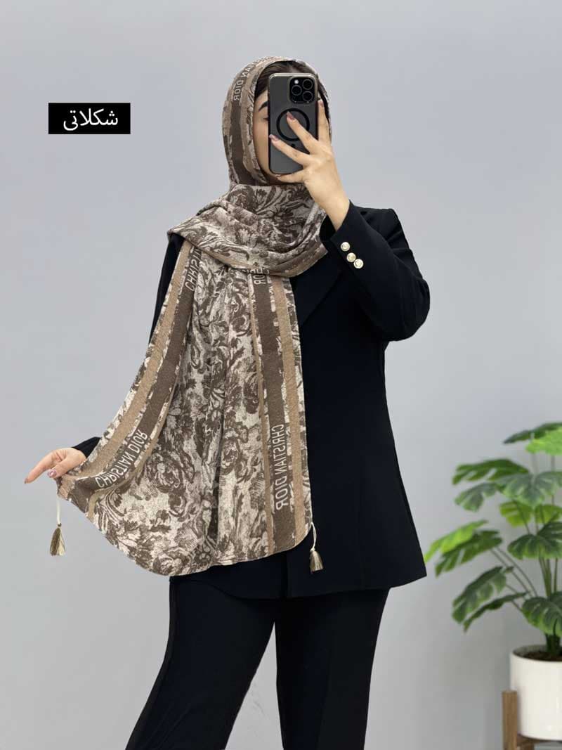 شال وارداتی شارونا کد 12096 — تصویر ۵