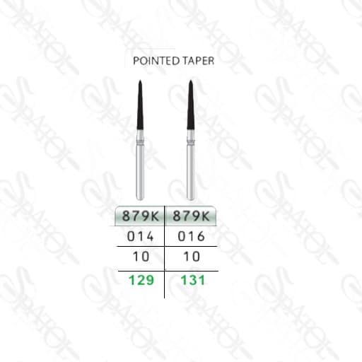 فرز الماسی تراش 10 میل POINTED TAPER 879K تیزکاوان TEESKAVAN