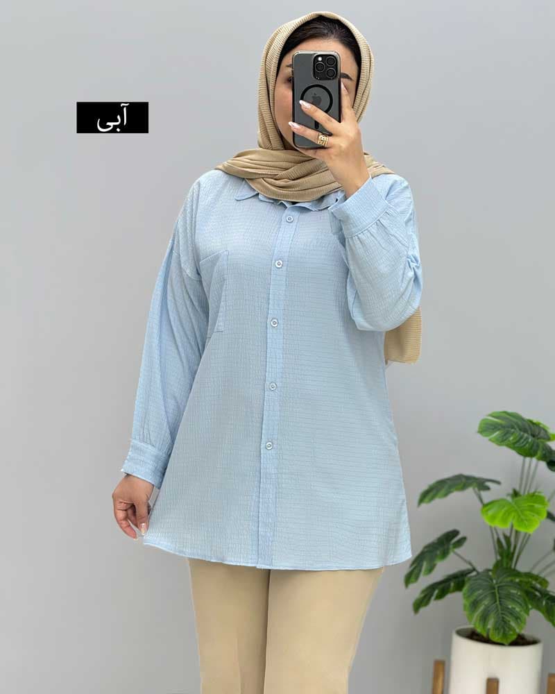 شومیز مانتویی سایه کد 329859