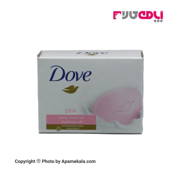 صابون داو صورتی Dove Pink با رایحه گل رز وزن 100گرمی