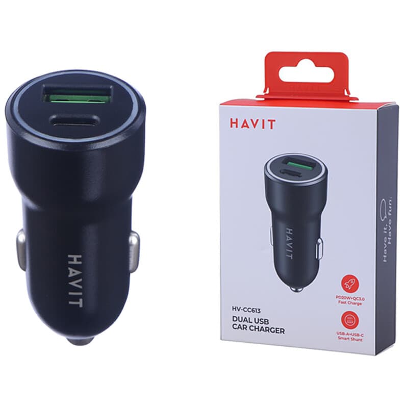 شارژر فندکی 20 وات هویت HV-CC613