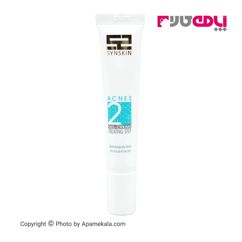 کرم ژل ضدجوش فاز حاد اکنس 2 حجم 20گرم ساین اسکین | Synskin Acnes 2 Acute Phase Cream 20g