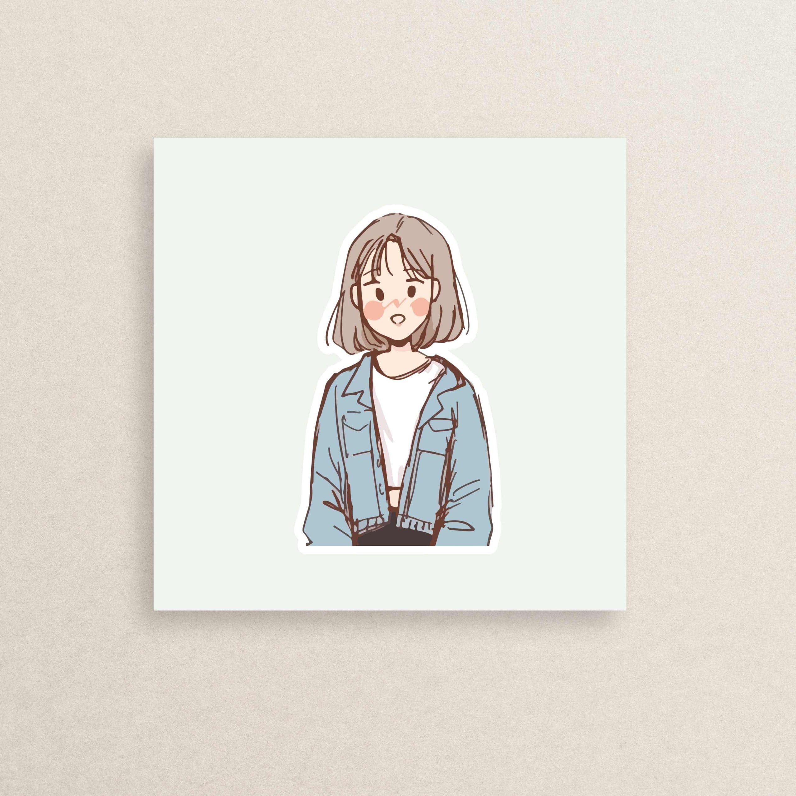 استیکر دخترونه 06 | Girlish sticker 06