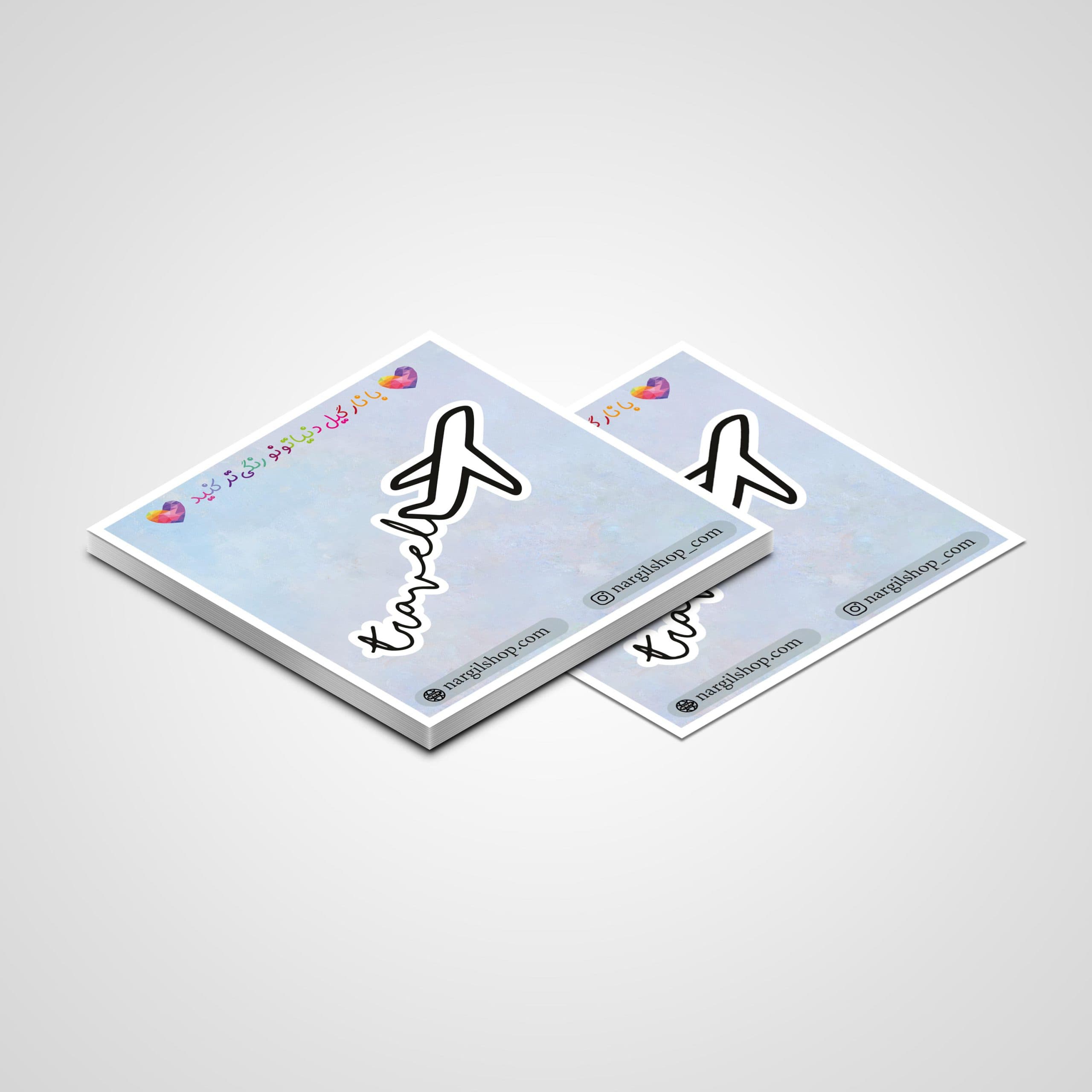 استیکر مسافرت – هواپیما 05 | Travel – Airplane sticker 05 — تصویر ۲